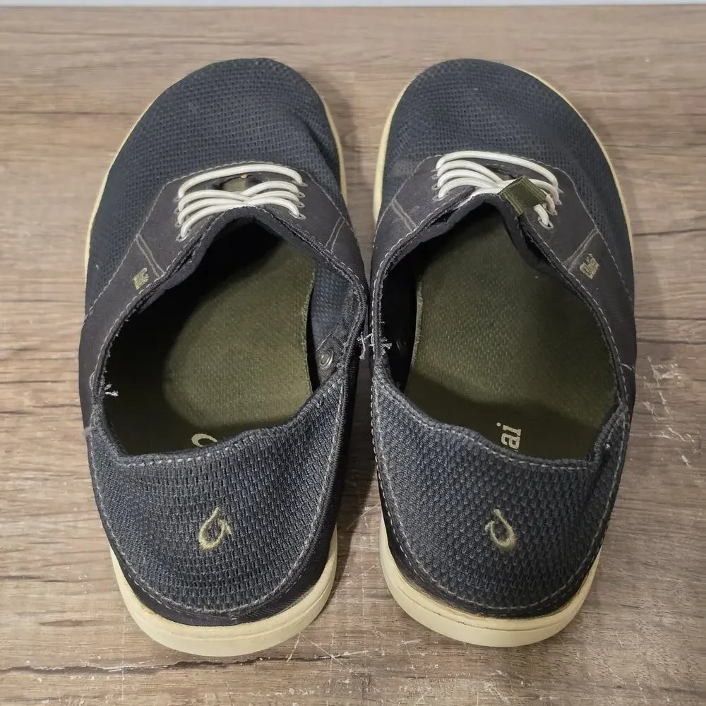 OluKai Nohea Moku Men's Casual Comfort Slip-On Shoes Sneakers Size 9 Blue